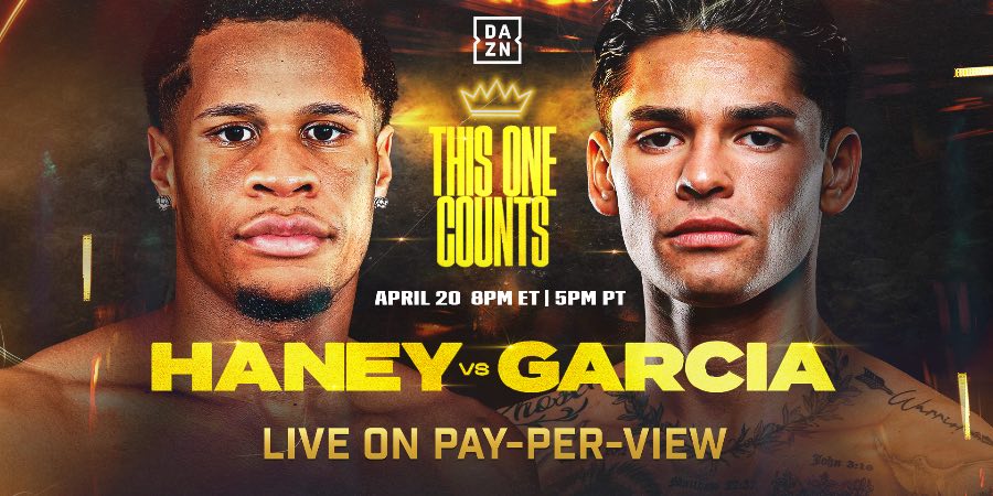 Stream Garcia vs. Haney online