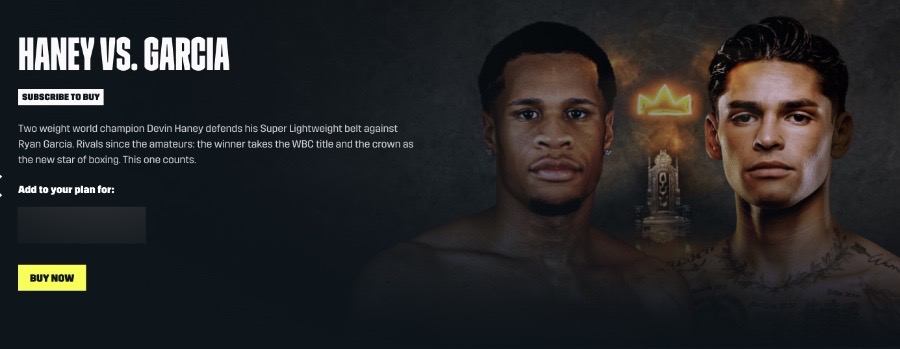 Watch Garcia vs. Haney on DAZN