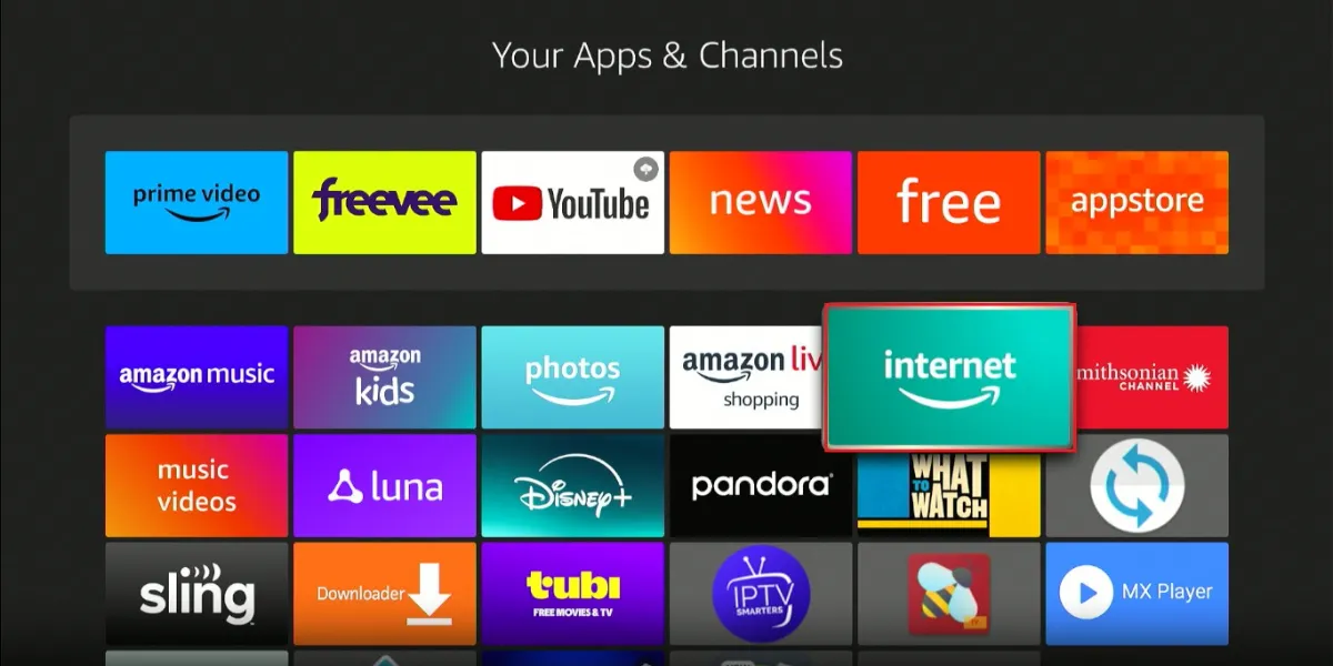 select amazon silk browser