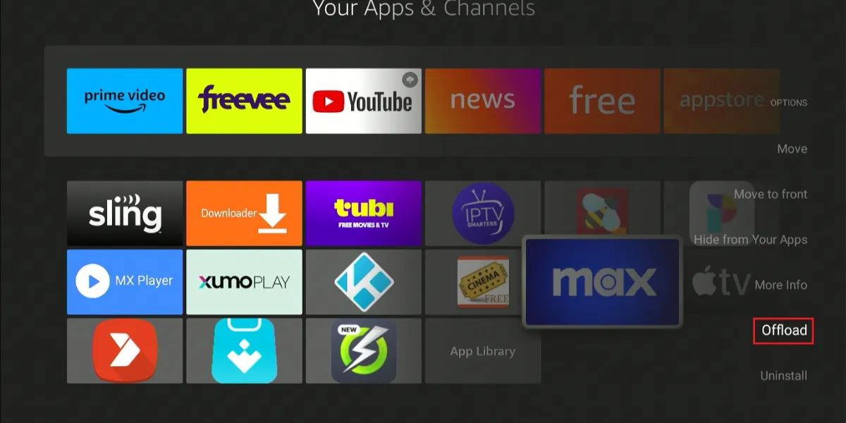 menu button