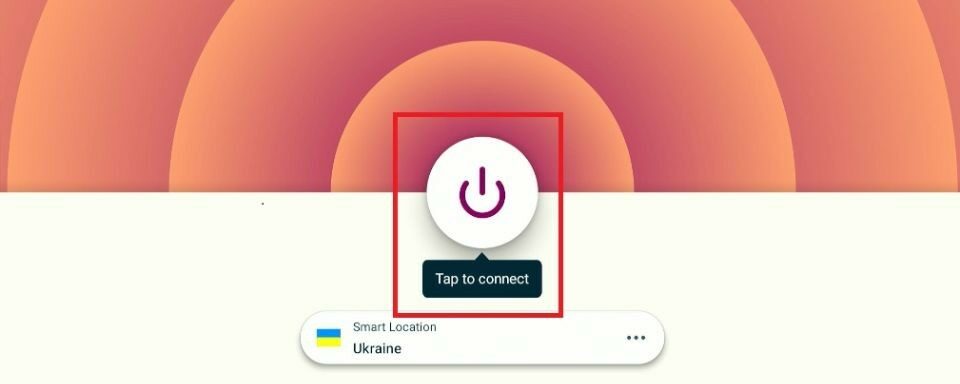 select tap to connect