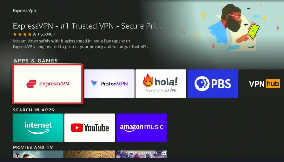 select expressvpn
