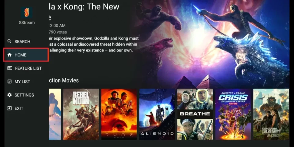 select home tab