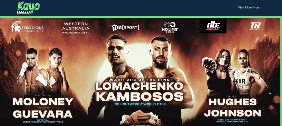 Watch Lomachenko vs. Kambosos in Australia