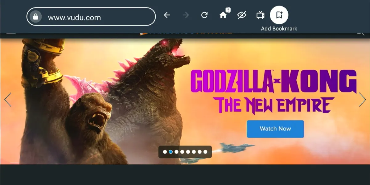 vudu homepage