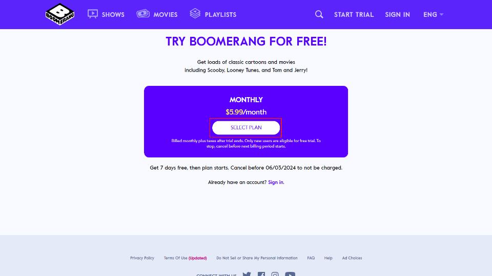 boomerang pricing