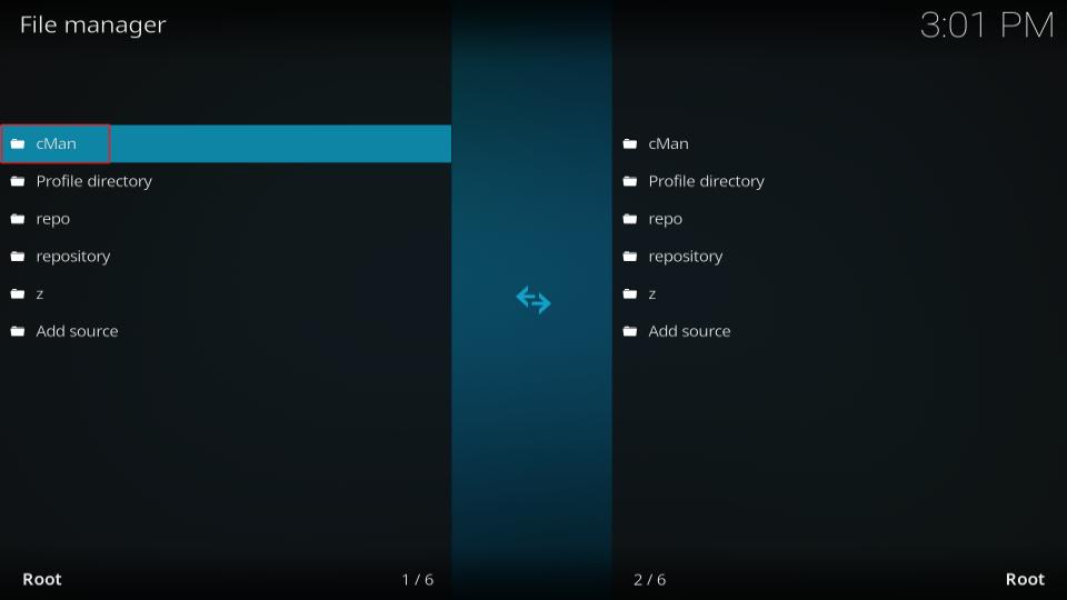 cMan file manager
