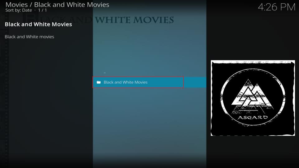 click black and white movies