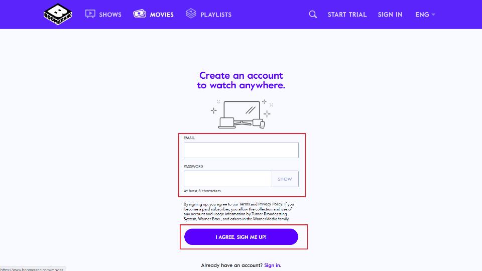 enter details
