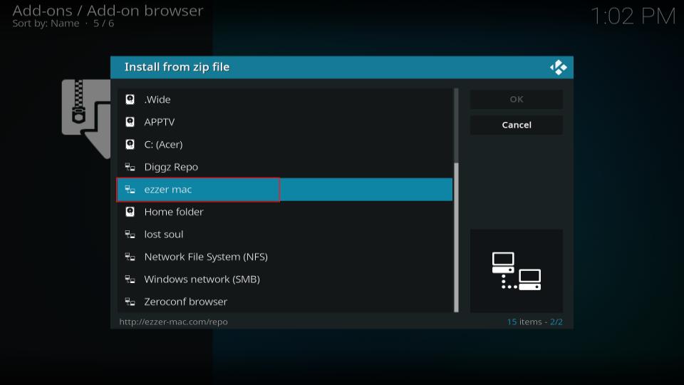 install from zip file ezzer mac