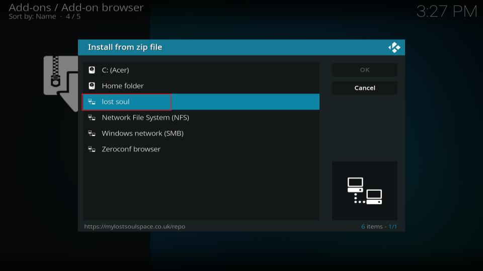 install from zip file lost soul