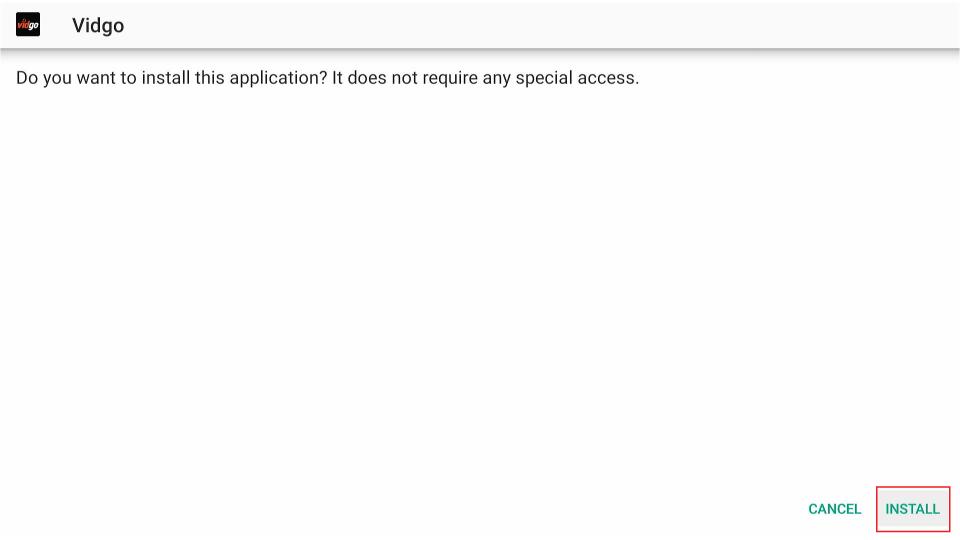 install vidgo