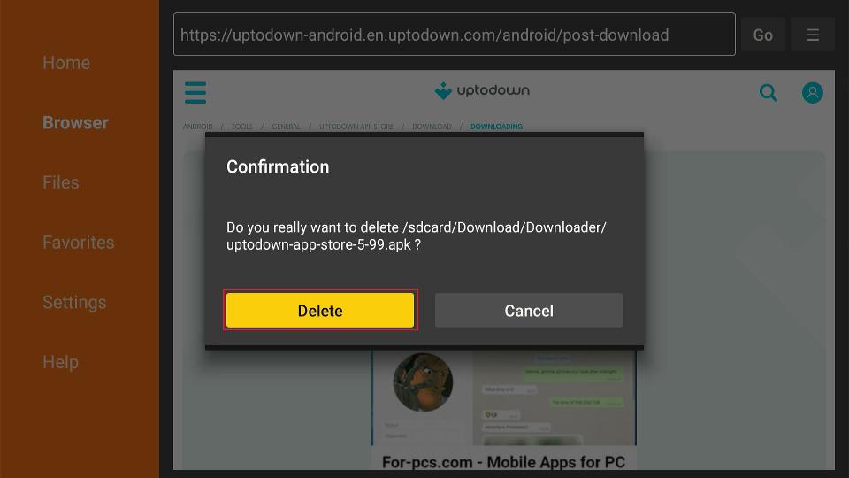 select delete again
