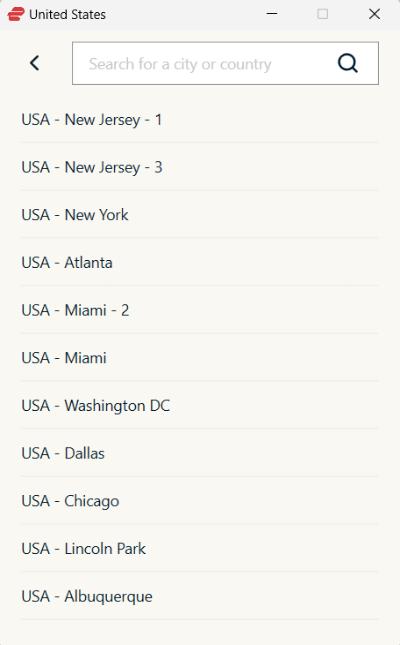 us locations vpn