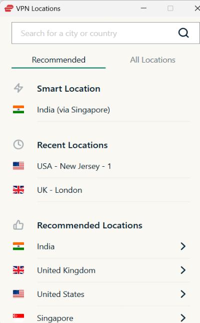 vpn locations
