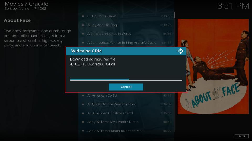 widevine downloading process