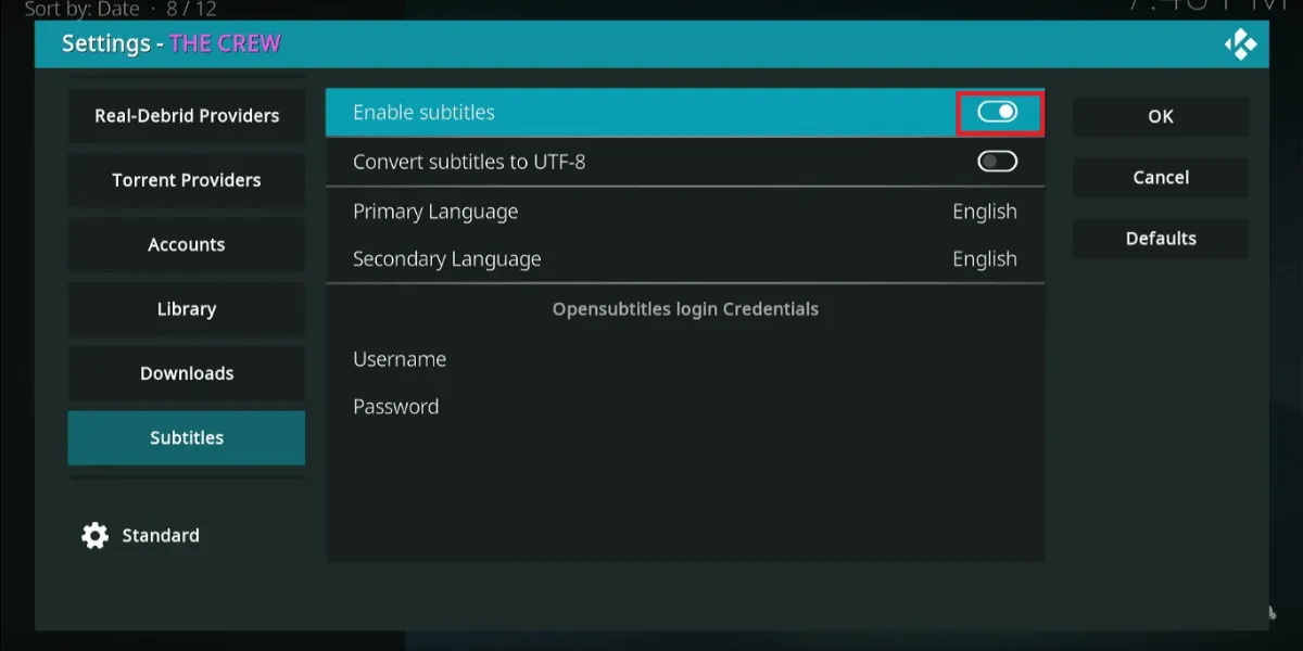 how to add subtitles to kodi