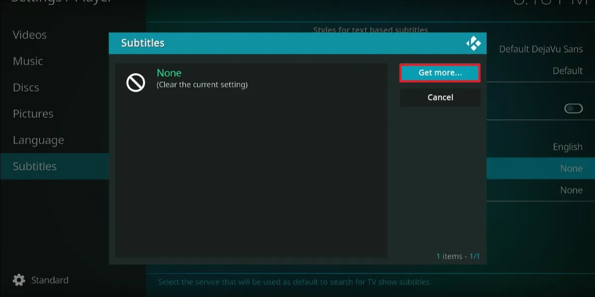 kodi subtitles