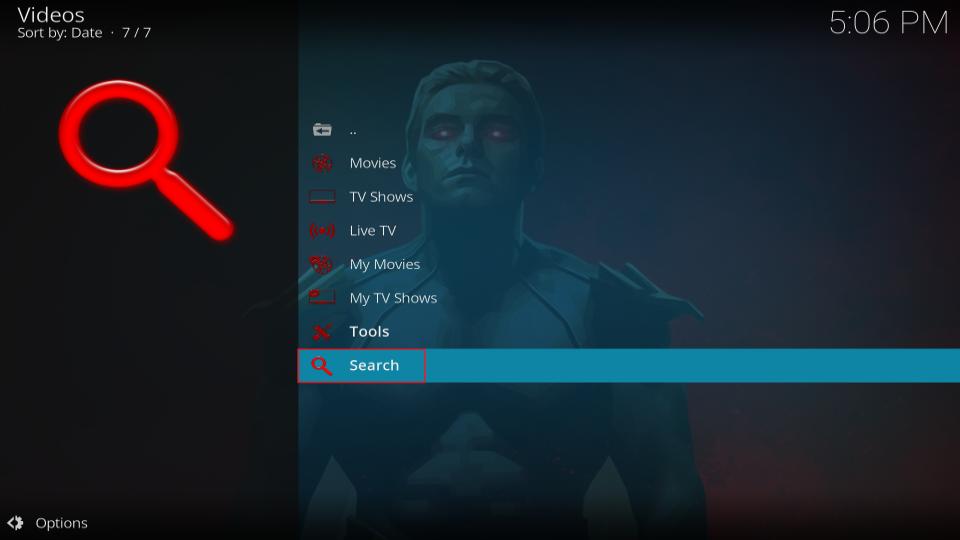 select search