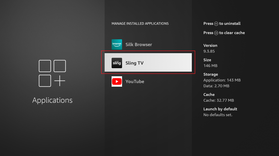 select sling tv