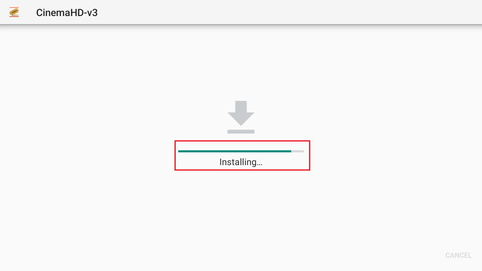 installing cinema hd
