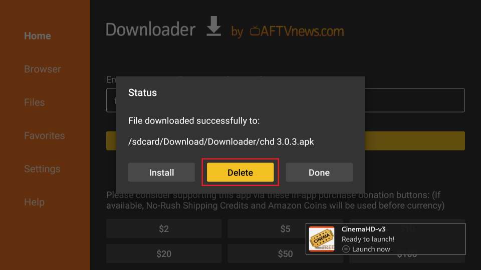 select delete
