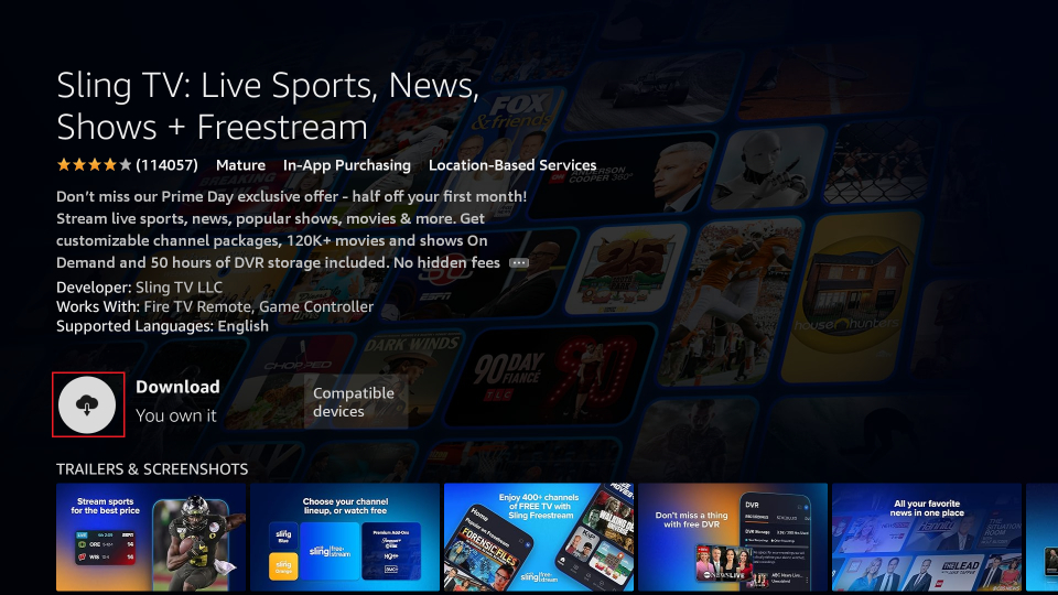 get sling tv