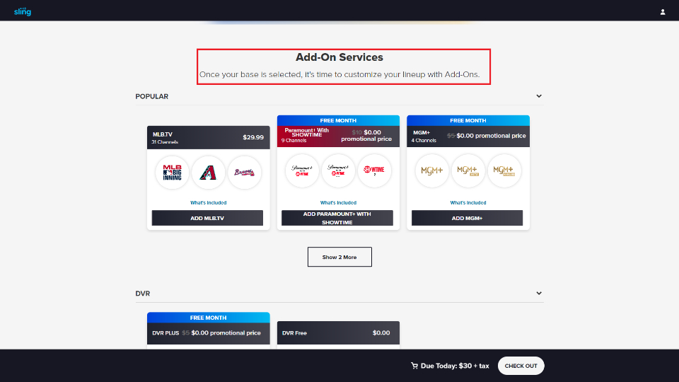 add on services