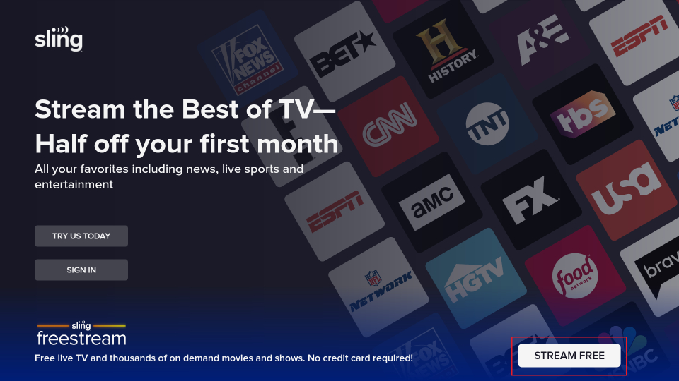 select stream free