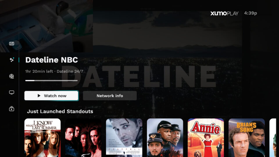 xumo play home page