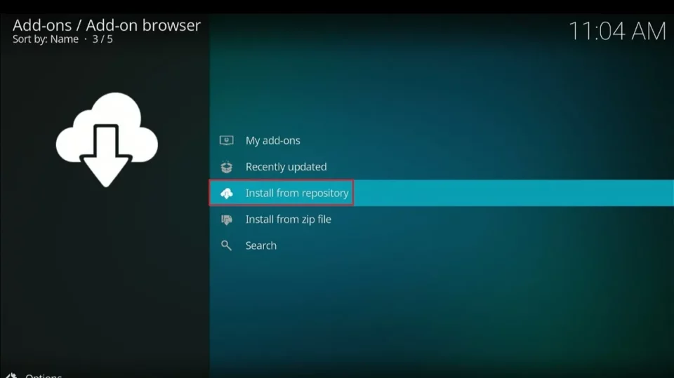 install from repository