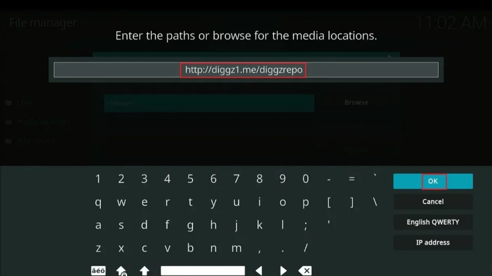 enter diggz repo url