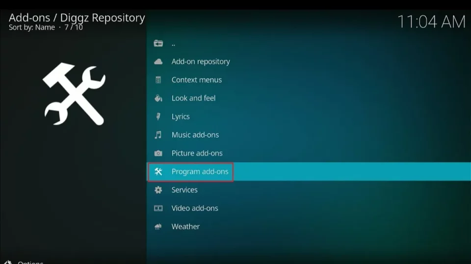 selectv program addons