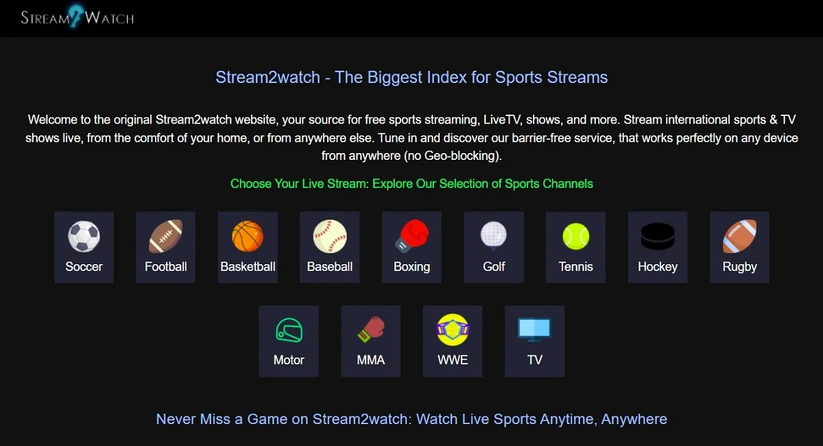 Stream2Watch