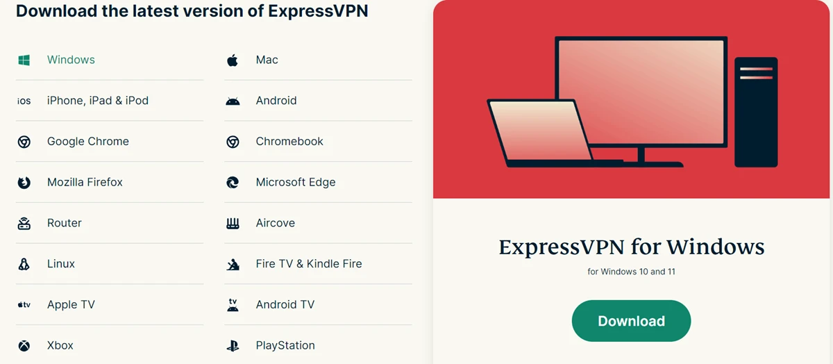 choose your device