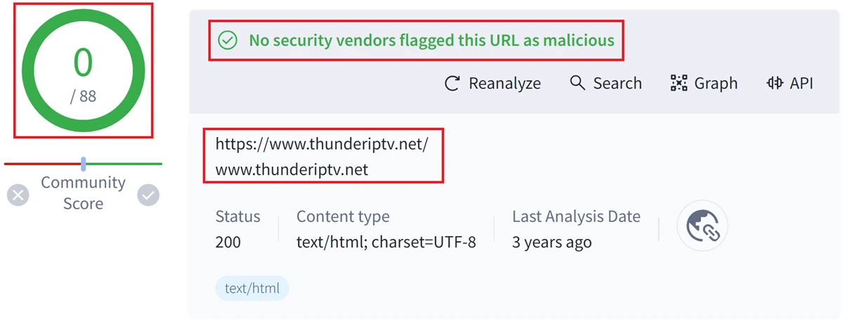 is thunder tv safe and legal?
