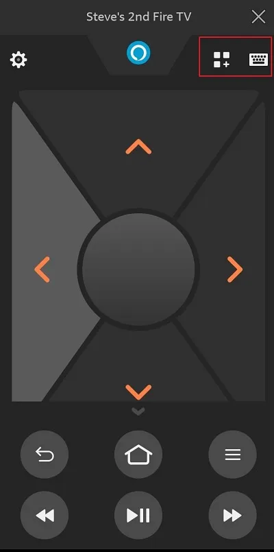 select keyboard option