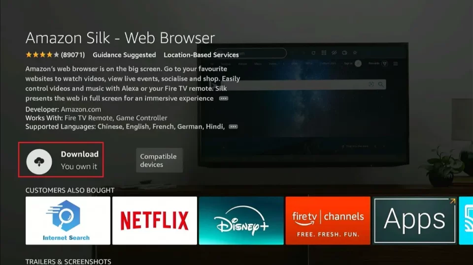 select download