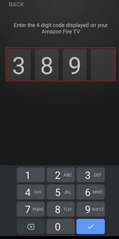 enter the code