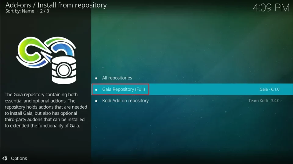 select gaia repository