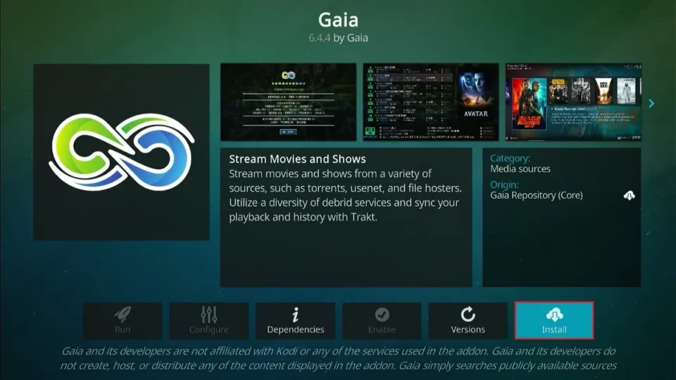 install gaia