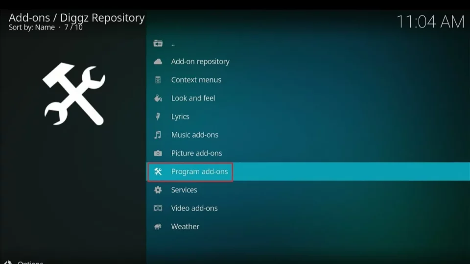 program addons