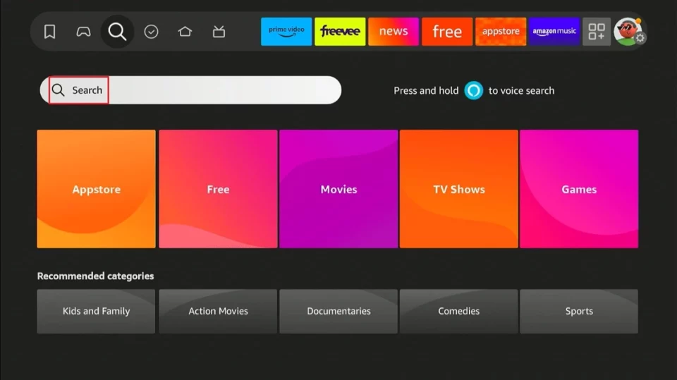 select search