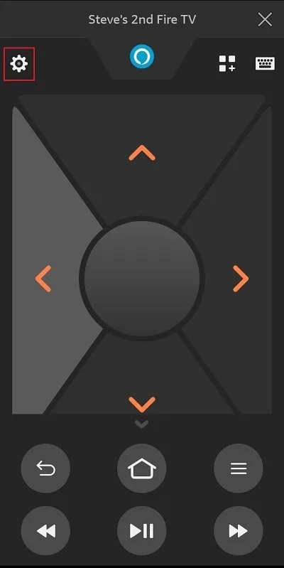 firestick remote setting options