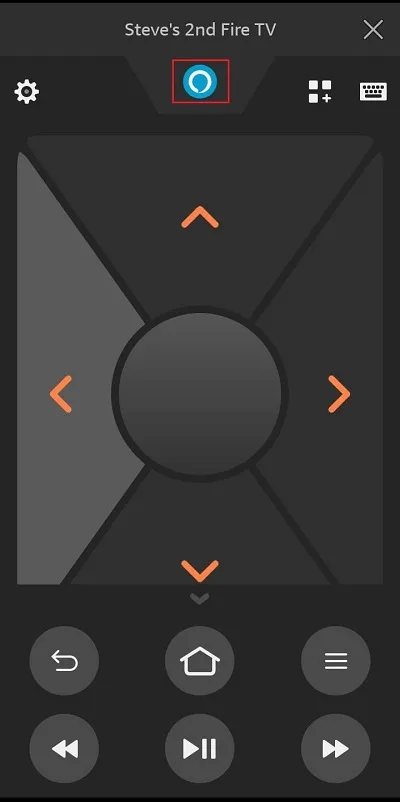 select voice function button