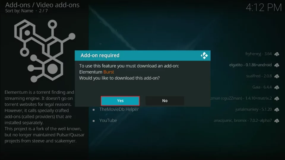 select yes