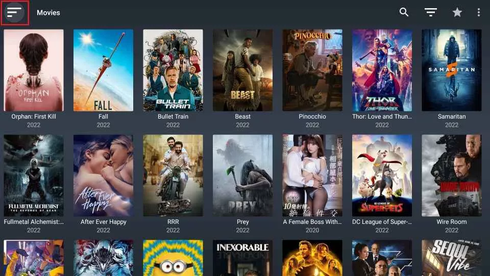 ocean streamz firestick home screen