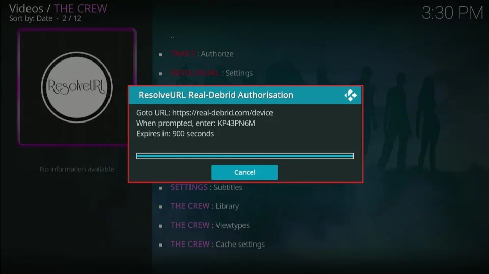real debrid authorization link