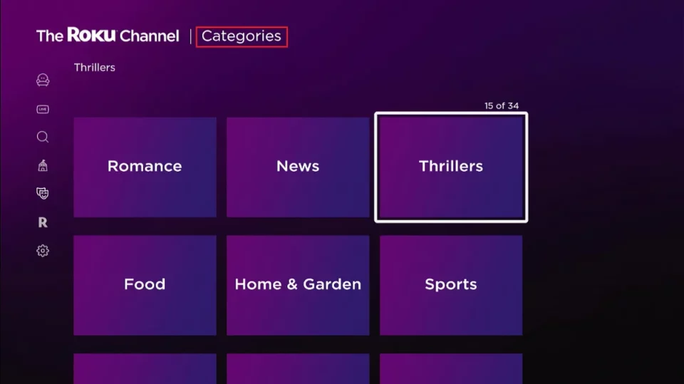 select a category