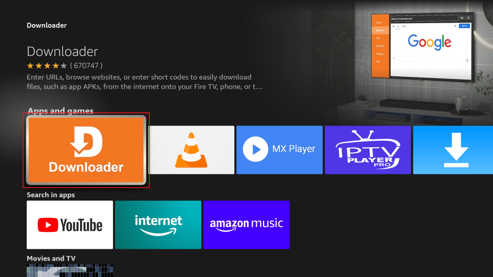 select downloader tile
